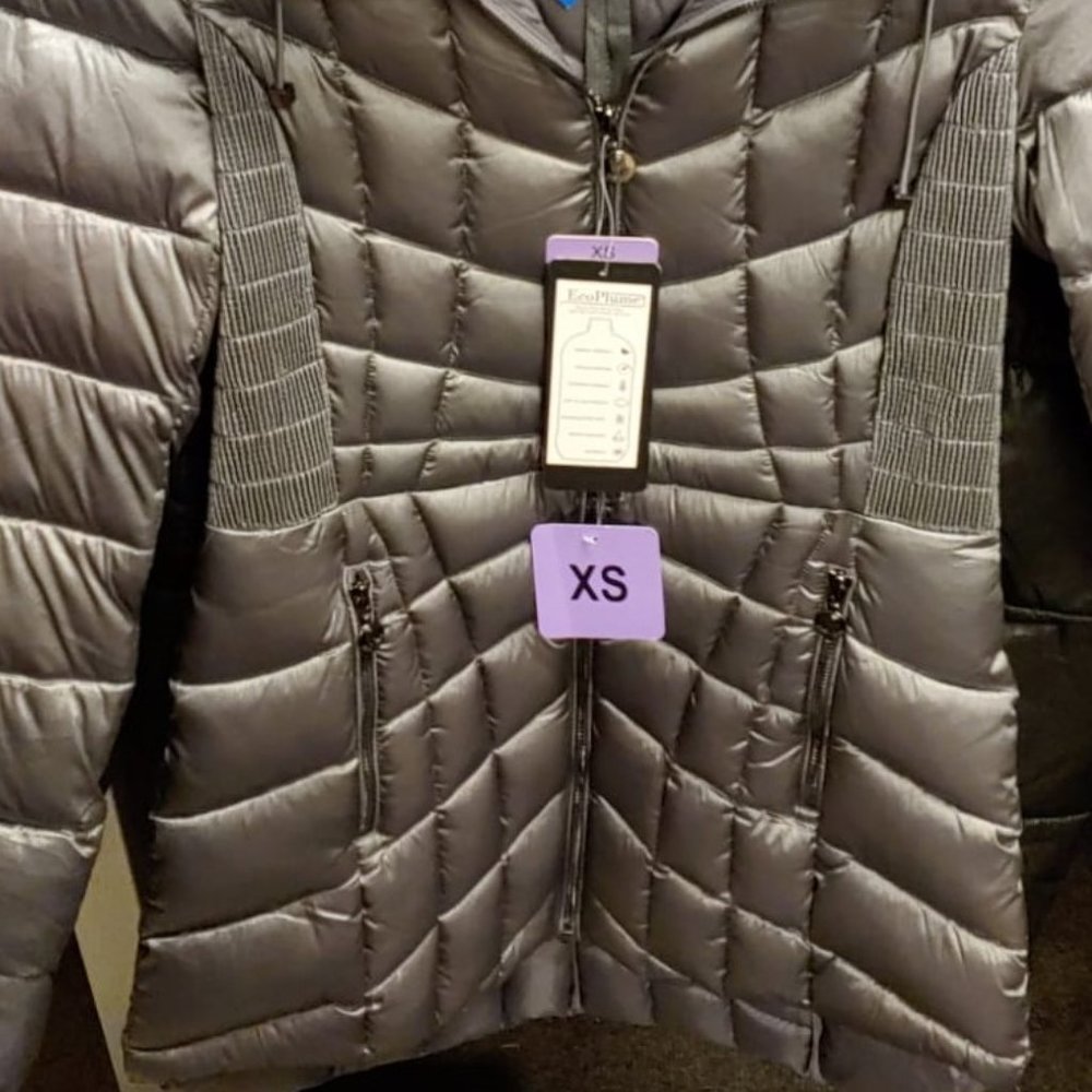 BERNARDO Women Quilted Packable Puffer Jacket--Charcoal - Picture 7 of 9